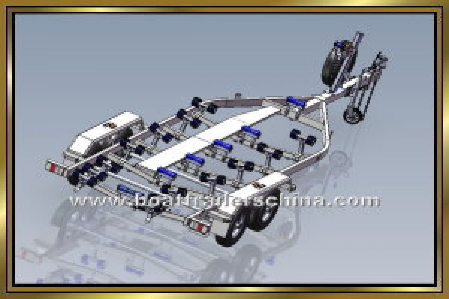 Spitfire Trailers Boat Trailers China 23' Dual Axle Multi Roller Boat Trailer