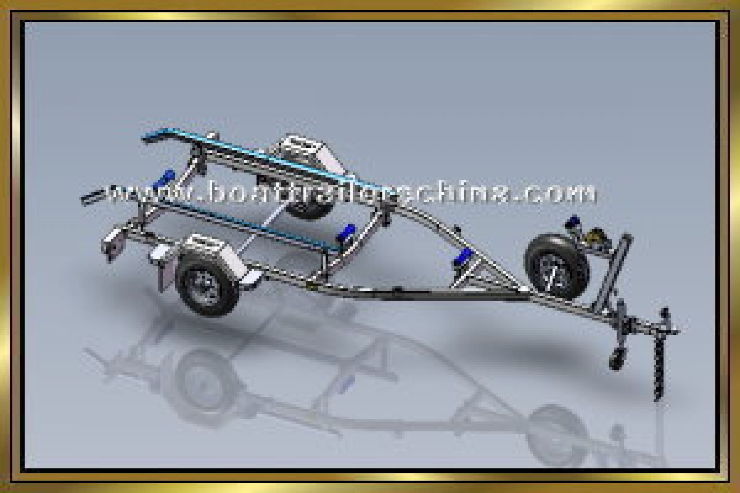 Spitfire Trailers boattrailerschina.com 4.8 Skid boat trailer