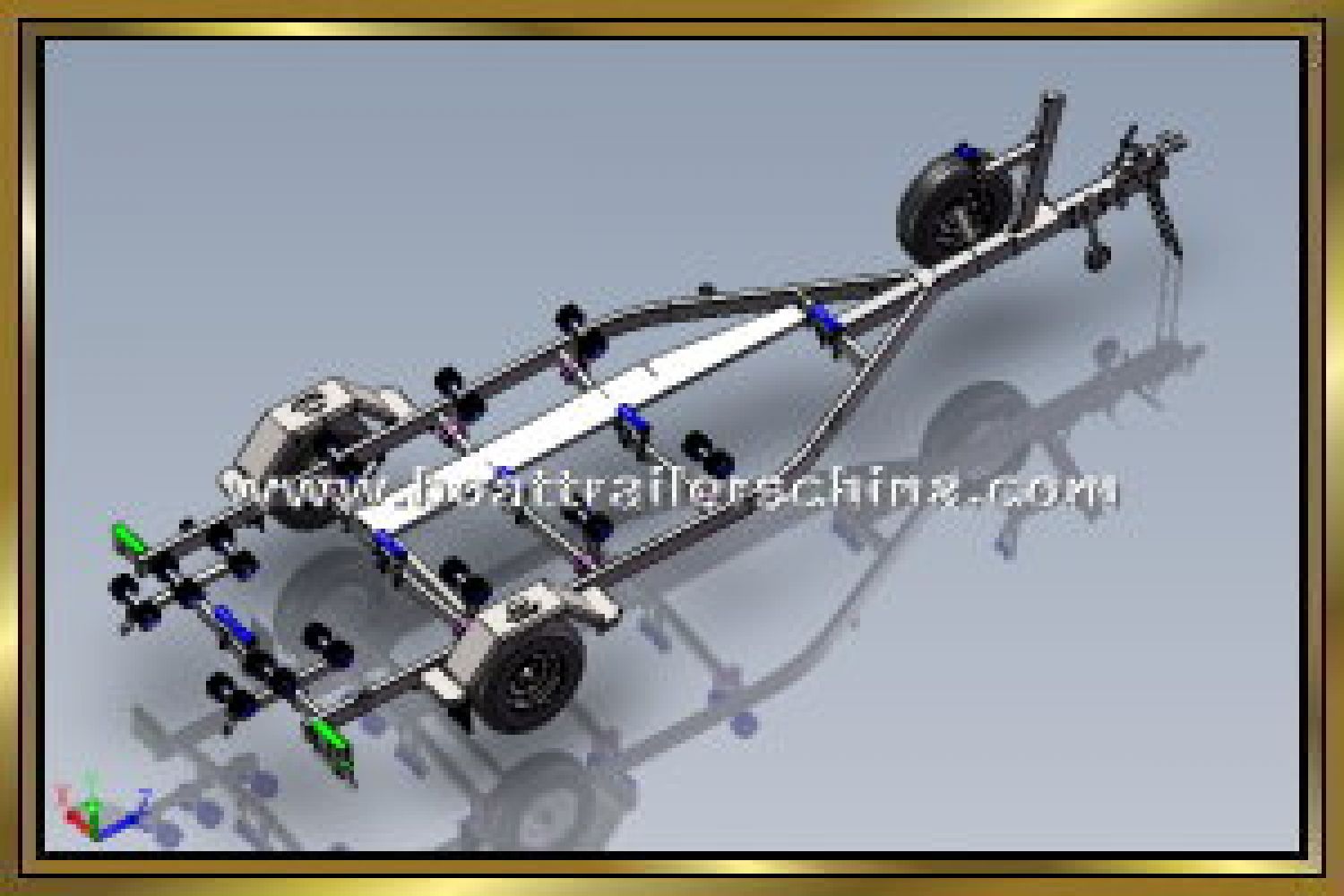 Spitfire Trailers Boat Trailers China 6.2M Single Axle Boat Trailer