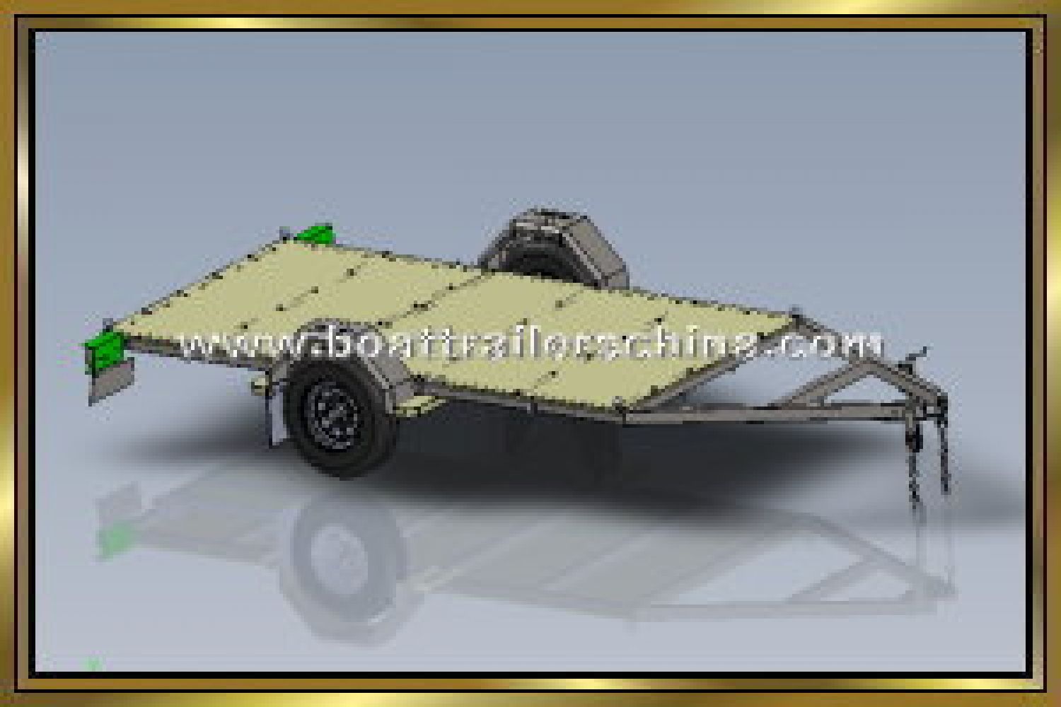 Spitfire Trailers Boat Trailers China 1,500kg. Flat Deck Boat Trailer